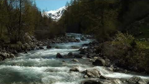 10 hours sound of flowing water - torrent of water to reconcile sleep and meditation -