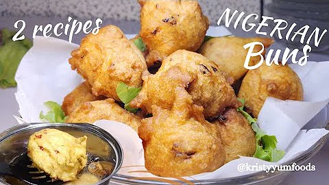 MOST CRUNCHY & CHEWY NIGERIAN BUNS | 2 Easy Recipes | For sale |  @Kristyyumfoods#nigeriansnacks