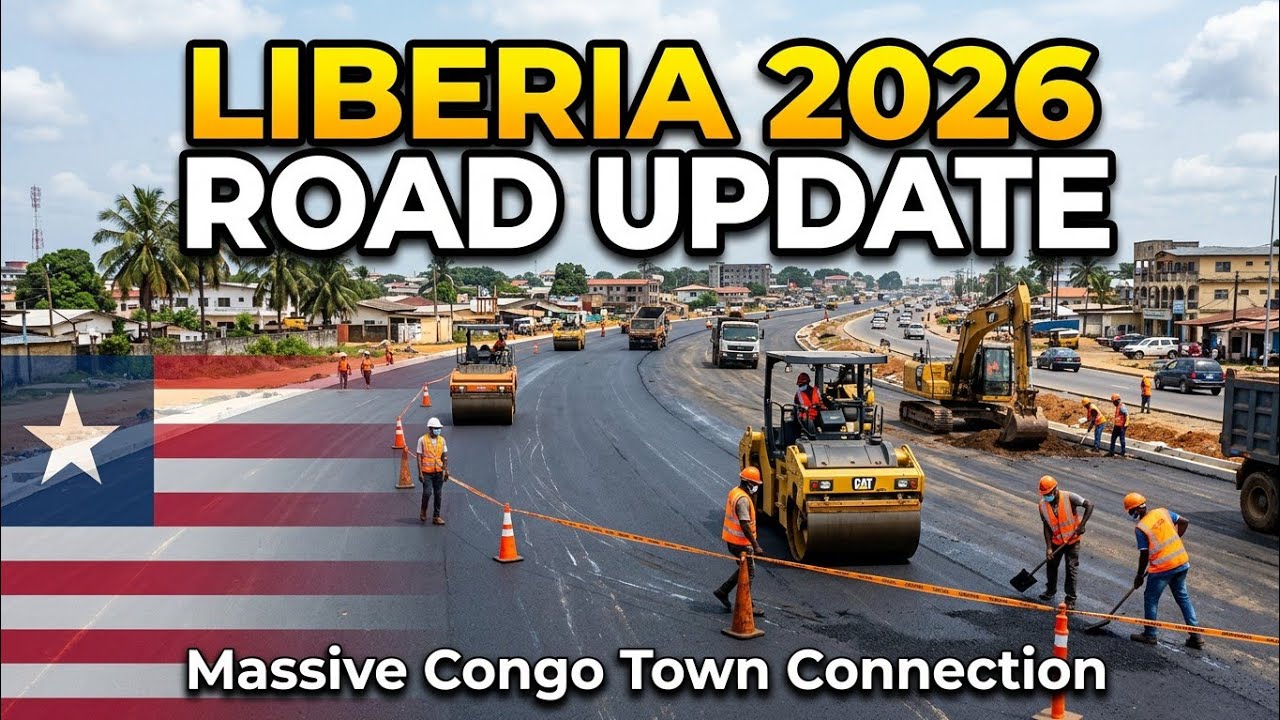 Liberia 2026 | Check out this massive update on the Road Connection & Construction in Congo Town 
