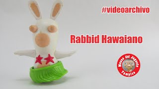 Rabbid Hawaiano de la promocion de Mcdonalds Rabbids Invasion