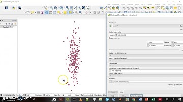 How to create a heat map  Kernell density map in QGIS3