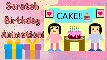Epic Birthday Animation in Scratch