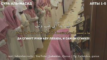Аль-Масад Мухаммад Люхайдан | Muhammad Luhaidan Al-Masad | محمد اللحيدان سورة المسد