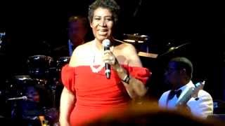 Aretha Franklin- Hooked On Your Love (Snippet) (Live 6/14/14)
