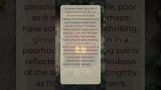 The Fault-Finder Will Find Faults in Paradise #shorts  #motivation #quotes