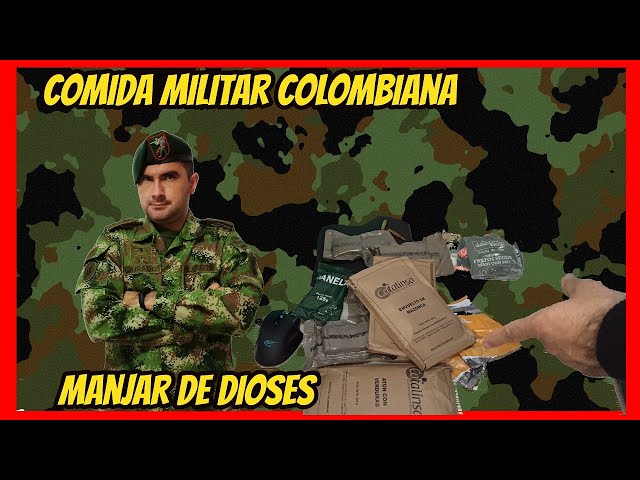 Probando COMIDA MILITAR COLOMBIANA 🏵️ 