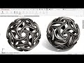 Exercise 23: How make 'Complex Spherical Pattern' in Solidworks 2018
