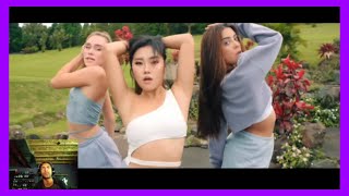 REACTING TO Sina, Shivani, Heyoon \& Sabina Dance To \\