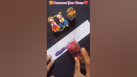 Name Writing For Subscriber #diy #diyart #art #artandcraft #nameart #artshorts #viral #shorts