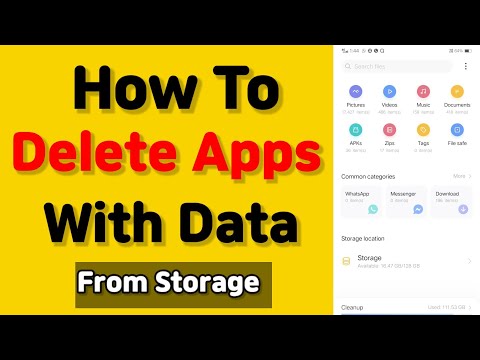 How to delete / uninstall apps with data permanently from android