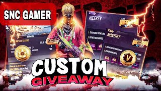 Free fire SNC GAMER  live giveaway on  15/05/24