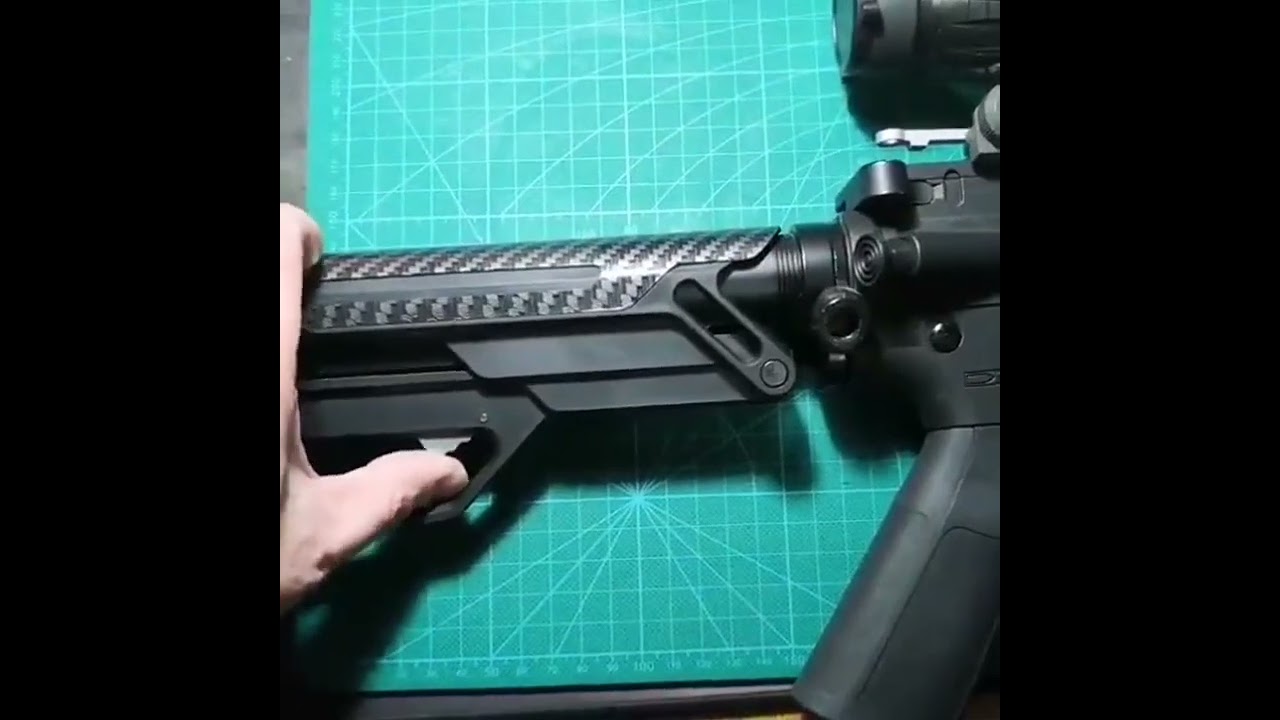 PDW XM-T02 Nylon Extendable Butt Stock – m416gelblaster