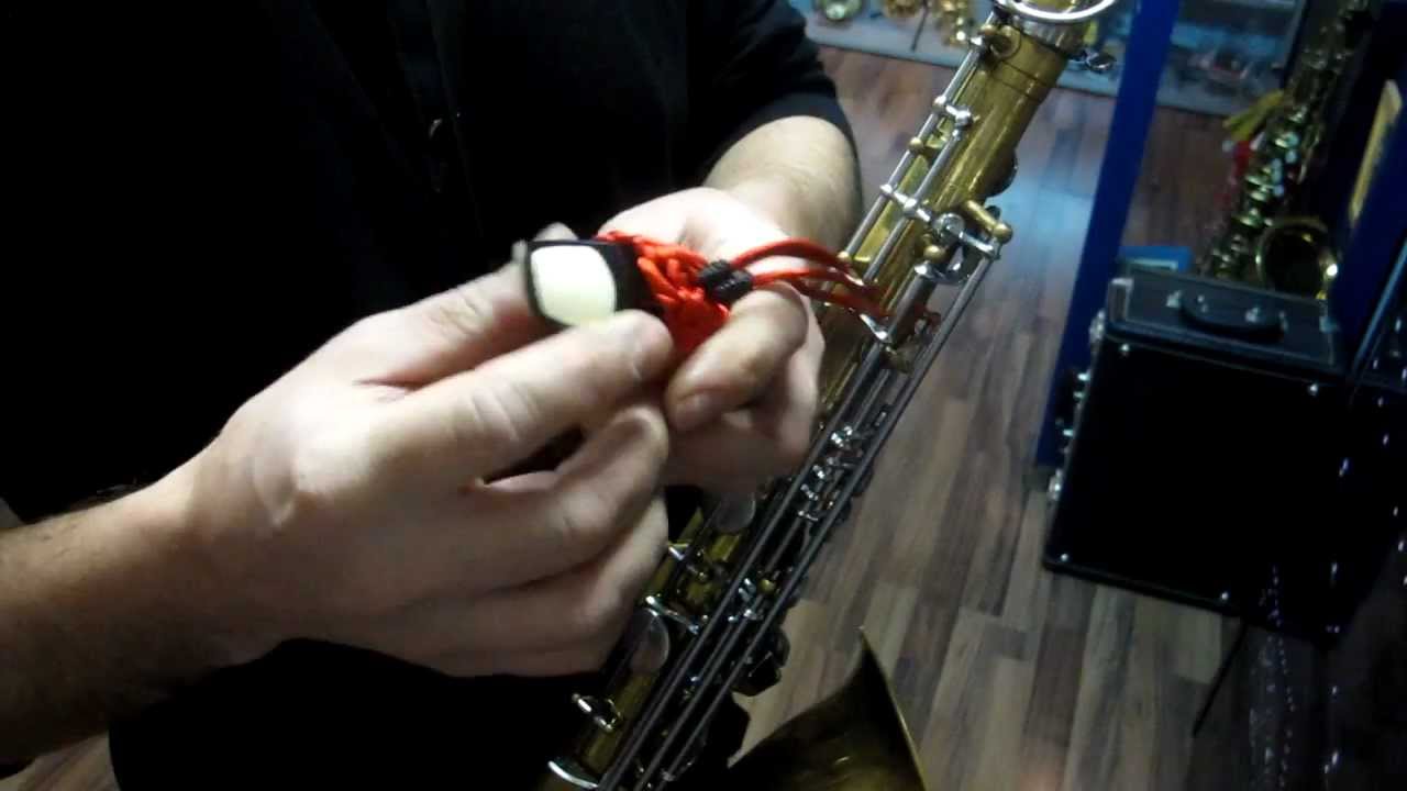 Ligature / Abrazadera Bambu Sax Tenor YouTube