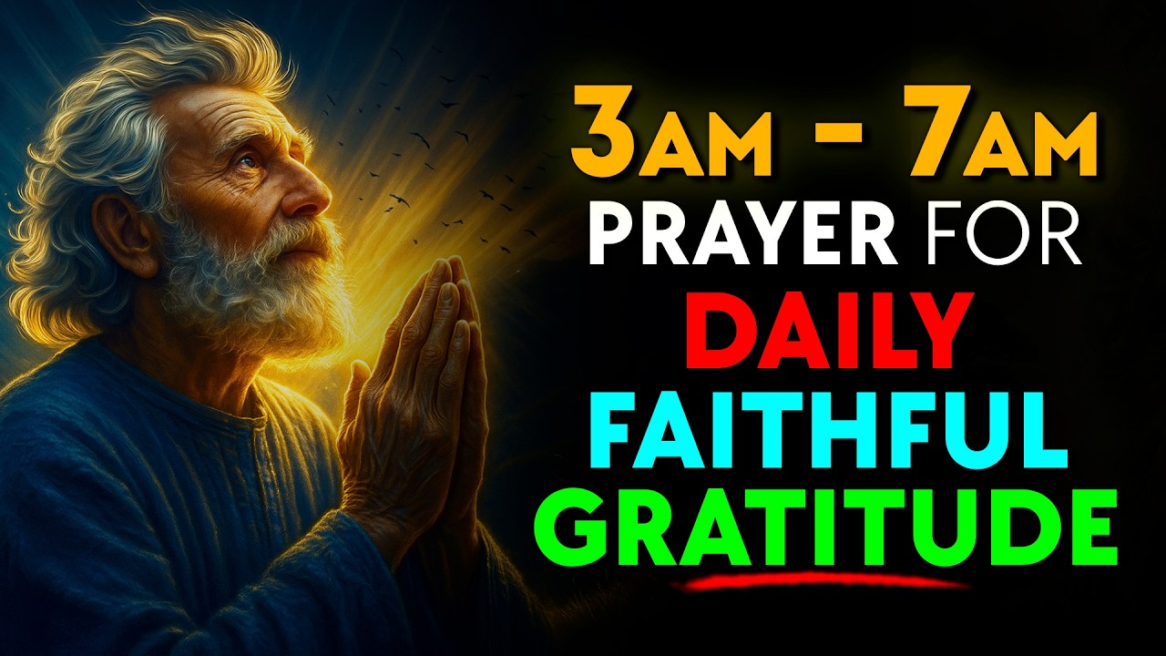 Мало кто знает: как ежедневно молиться с 3 до 7 утра с глубокой благодарностью за верность Бога.
