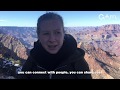 Gaffl in grand canyon