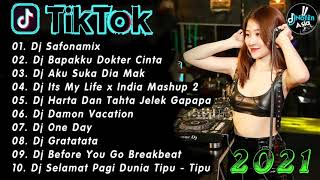 Dj Safonamix Tiktok Viral Terbaru  Bass 2021  Dj Tiktok Terbaru 2021  Album