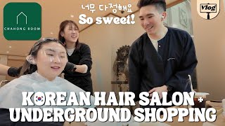 Korea Vlog - Korean Hair Salon (Cha Hong Room) and Gotomall Underground Shopping Mall
