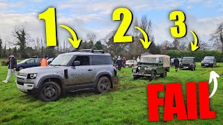 3 Land Rovers FAIL to Save Range Rover from DEEP MUD at Car Meet! by AdamC3046 43,878 views 2 months ago 10 minutes, 4 seconds