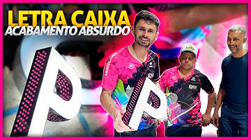 COMO FAZER LETRA CAIXA PERFURADA EM ACM [NOVO MÉTODO]