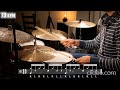 Open paradiddle groove 70 bpm