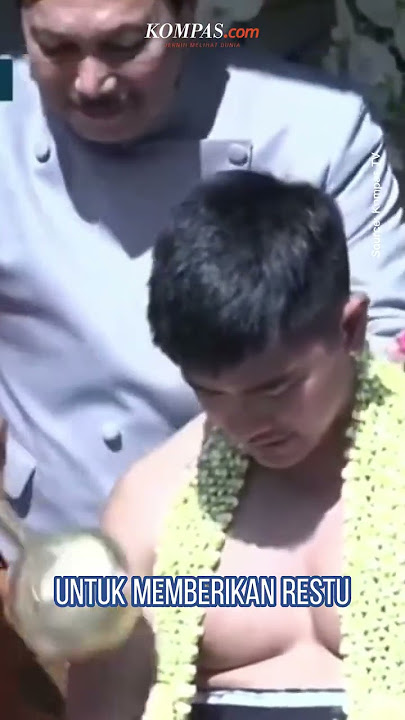Momen Pak Luhut Ikut Guyur Kaesang di Prosesi Siraman