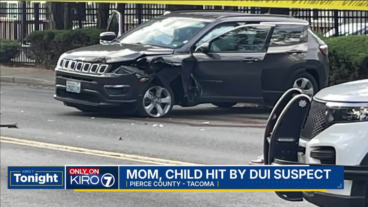 Mom, 2-year-old hit by suspected DUI driver - YouTube