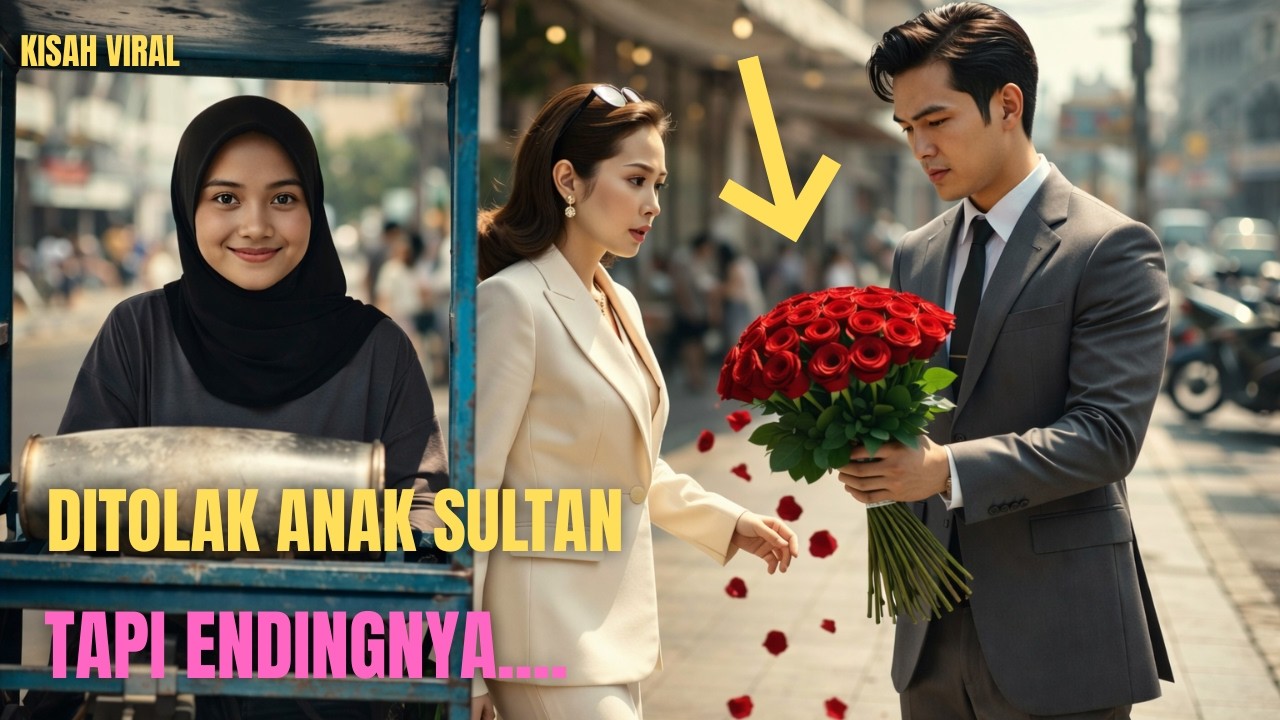 ANAK SULTAN MENOLAKNYA,TERNYATA GADIS PENJUAL INI MERUBAH HIDUPNYA...