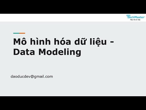 Mô hình hóa dữ liệu - Data Modeling.