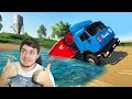 ГРУЖЕННЫЙ КАМАЗ СТАЩИЛО В РЕКУ - БУДЕМ ВЫТАСКИВАТЬ - FARMING SIMULATOR 19