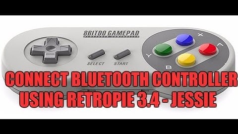 RetroPie 3.4: Adding Bluetooth controllers (8bitdo)