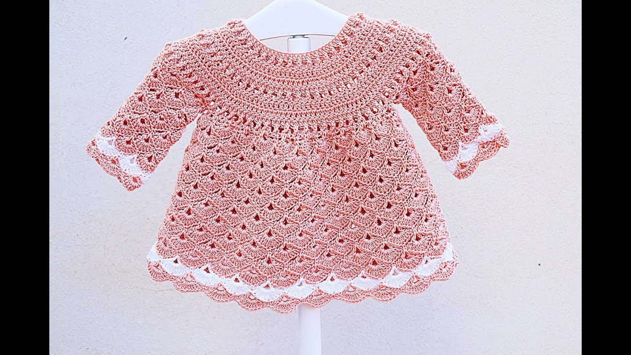 Crochet girl dress very easy Majovel crochet #crochet #ganchillo - YouTube