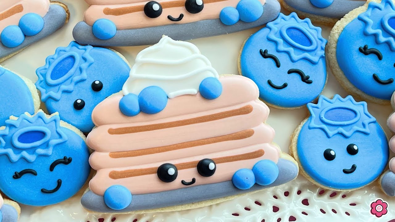 How to Decorate Blueberry Pancake Cookies