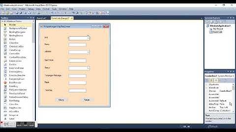 Tutorial Perhitungan Gaji Karyawan (VB)
