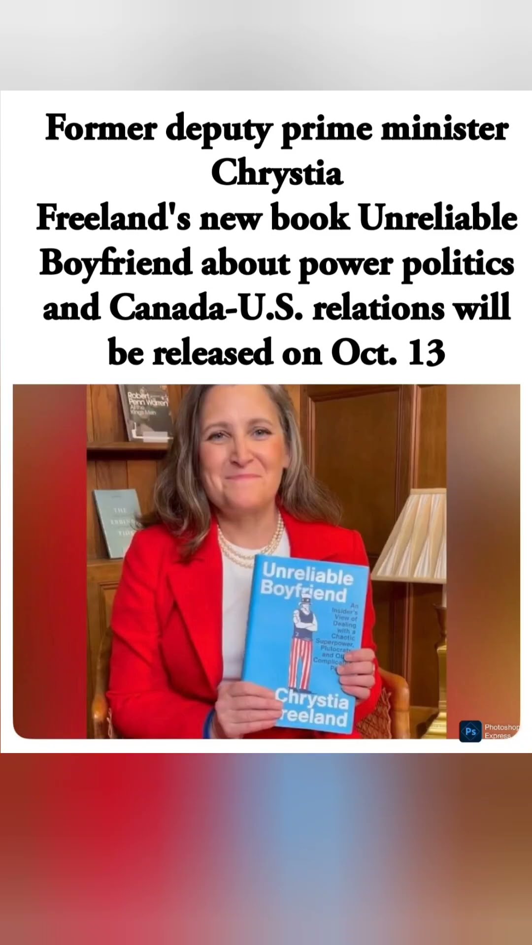 New book Unreliable Boyfriend about power politics and Canada-U.S. #internationalpolicy #usa
