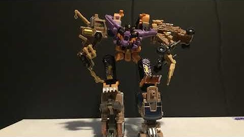 Transformers United-EX Dozer Master w/ target master Groundbreak