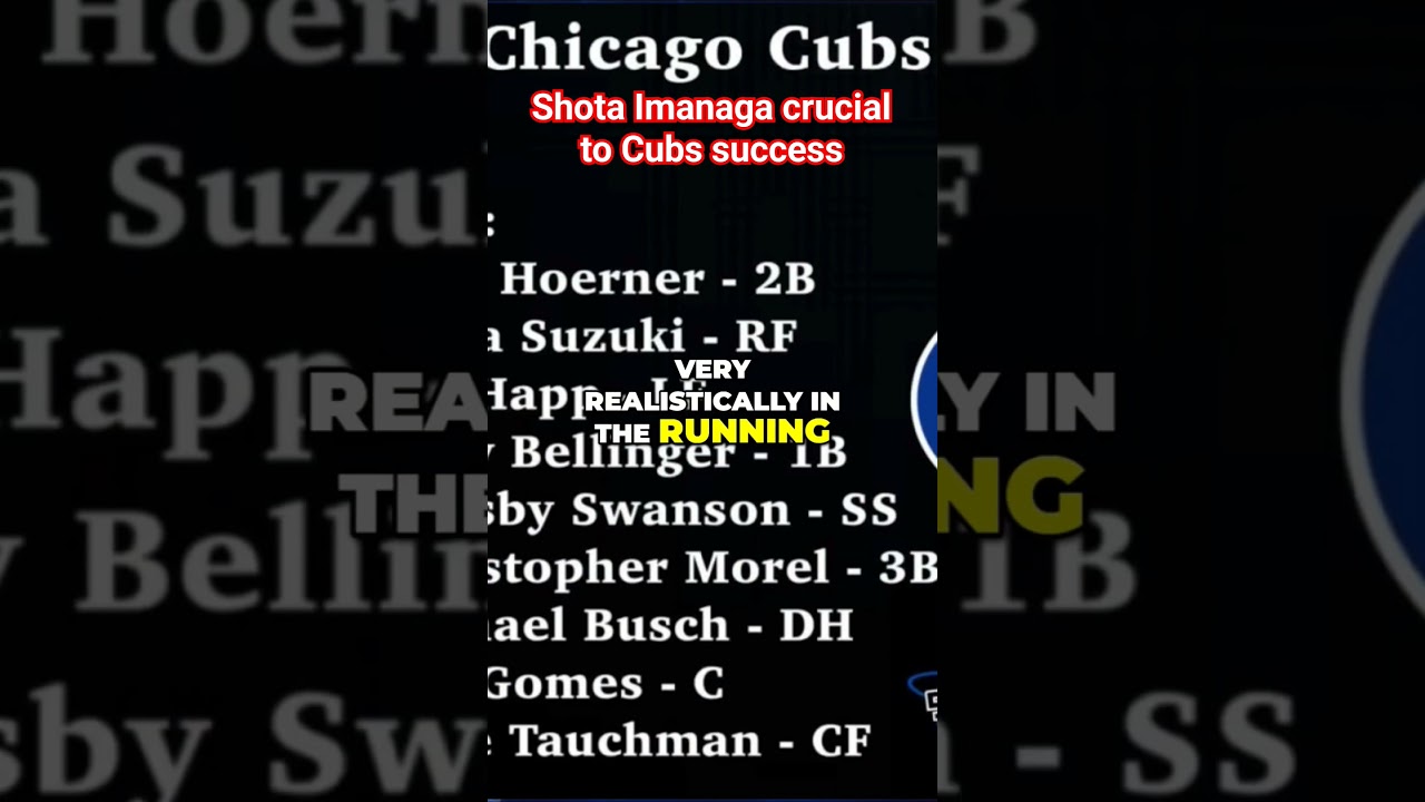 How important is Shota Imanaga to the Cubs success?? #Cubs #mlb #baseball #Rockies #shotaimanaga
