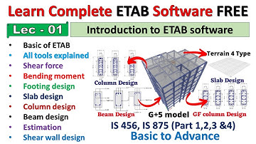 Etabs training - | Part - 1 #etabs #civilengineering
