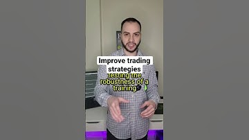 Here is how you can improve automated trading strategies using walk forward optimization