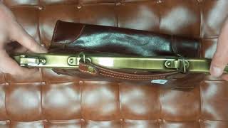 Tl1022 Кожаный Саксояж Madrid Tuscany, Дорожная Сумка Саквояж