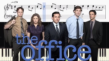 The Office Theme - EASY Piano Tutorial + SHEETS