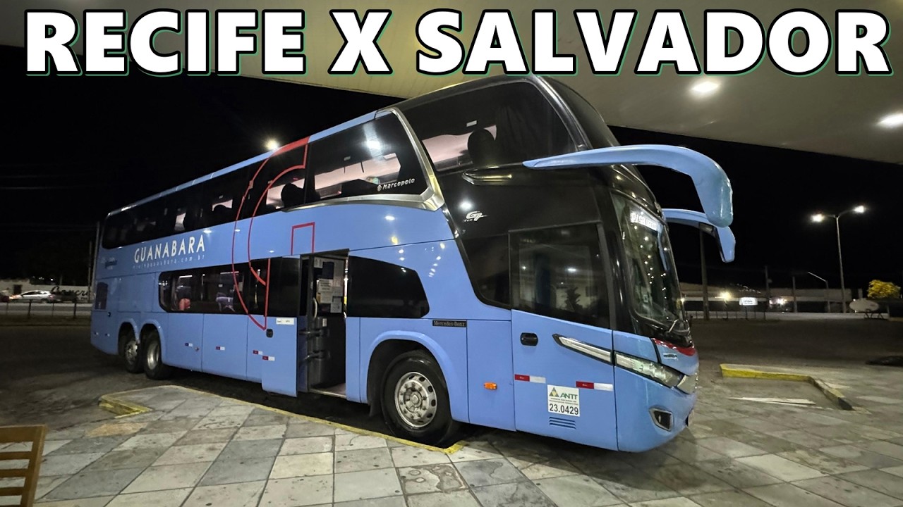 Viagem RECIFE para SALVADOR via PAULO AFONSO com a GUANABARA - Leito Total
