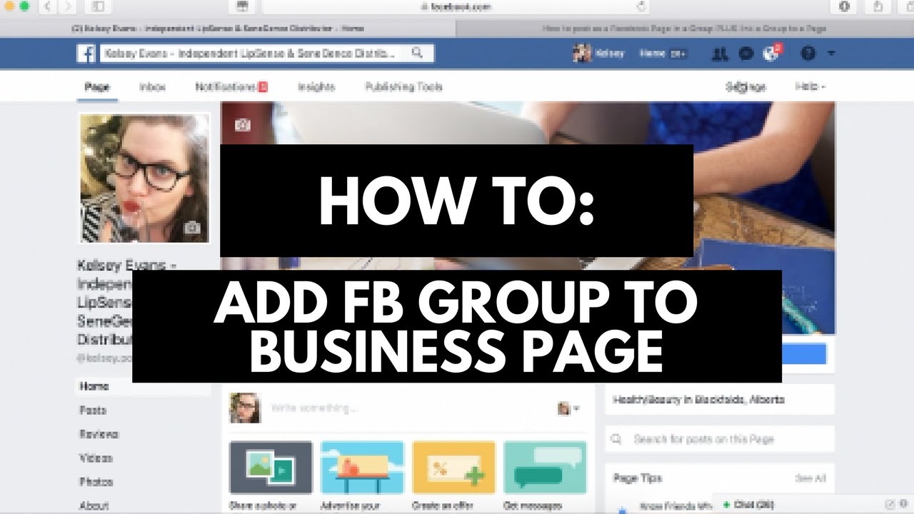 How To Link Facebook Group to Business Page YouTube