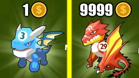 MOST POWERFUL DRAGON EVOLUTION! Max Level Strong & Speed in Merge Dragons! (9999+ Level Dragon!)