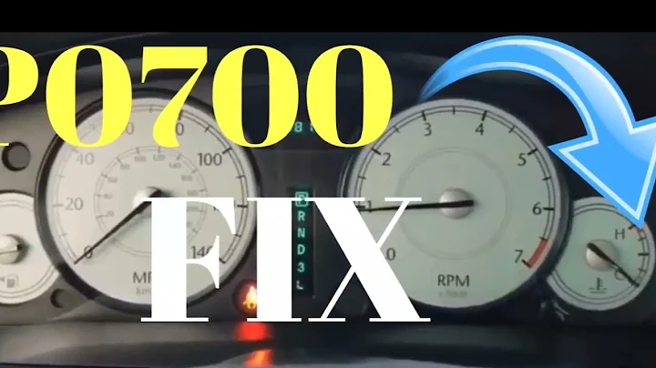 OBD2 ERROR CODE P0700  - TRANSMISSION ISSUES-TROUBLESHOOTING - PERMANENT FIX
