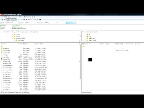 Uploading WordPress Installation