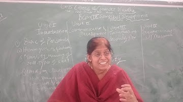 B.Com Sem 4 - Skill Development - Lecture 1