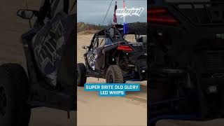 Super Brite Old Glory LED Whips