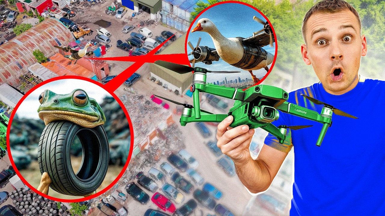 Bombombini Guisini против Boneca Ambalabu! Дрон ловит редкие итальянские мемы