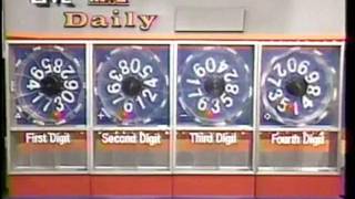 1989 Michigan Lottery Daily 4 drawing