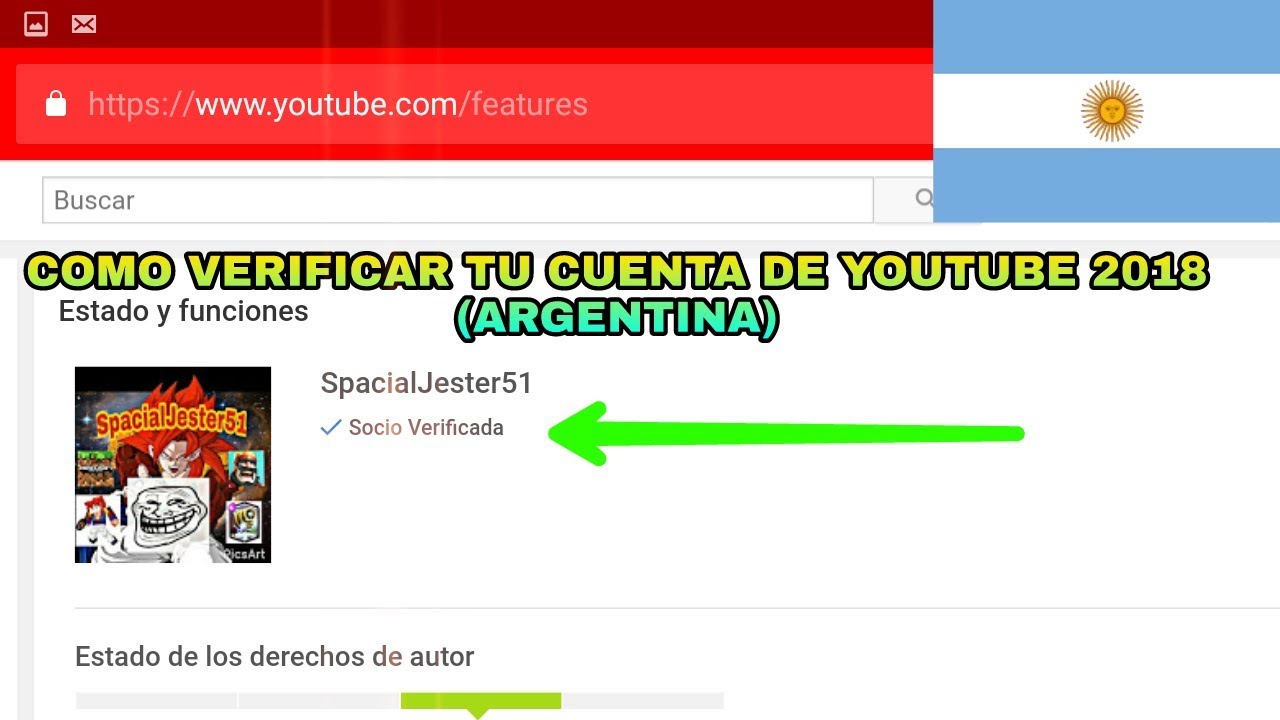 Como Verificar Tu Canal De Youtube Argentina Youtube